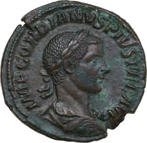 obverse: Gordian III (238-244).. AE Sestertius