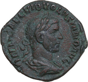 obverse: Volusian (251-253).. AE Sestertius, Rome mint, 251-253