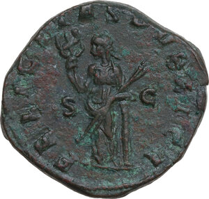 reverse: Volusian (251-253).. AE Sestertius, Rome mint, 251-253