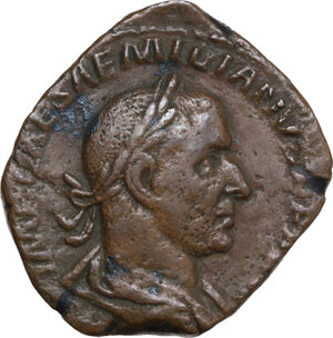 obverse: Aemilian (253 AD.).. AE Sestertius, Rome mint