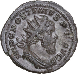 obverse: Postumus (259-268).. AE Antoninianus, Treveri mint