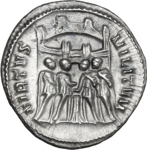 reverse: Diocletian (284-305).. AR Argenteus, 294 AD. Rome mint