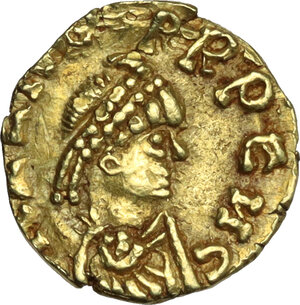 obverse: Ostrogothic Italy, Odovacar (476-493).. AV Tremissis. In the name of Zeno. Mediolanum (Milan) mint. Struck AD 476-491