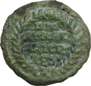 reverse: Ostrogothic Italy, Athalaric (526-534).. AE Decanummium. Rome mint