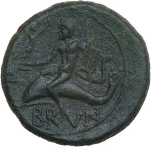 reverse: Southern Apulia, Brundisium. AE Semis, 2nd century