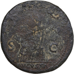 reverse: Ostrogothic Italy. Non-Regal Bronze Issue from the Period of Theoderic and Athalaric.. AE Double Follis.  Early to mid 6th century. 
