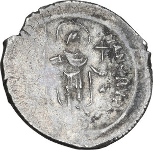 reverse: Justinian I (527-565).. AR Siliqua, Constantinople mint, 527-538 AD