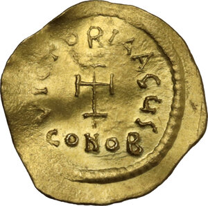 reverse: Heraclius (610-641).. AV Tremissis, Constantinople mint