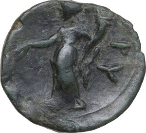 reverse: Southern Apulia, Rubi.. AE 15 mm. c. 300-225 BC