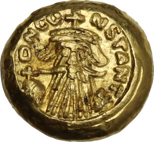 obverse: Constans II (641-668).. AV Solidus, Carthage mint. Dated IY 12 (653/4)