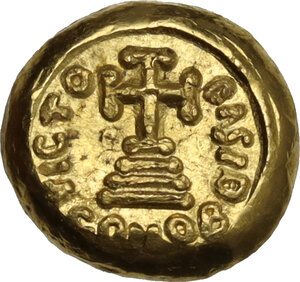 reverse: Constans II (641-668).. AV Solidus, Carthage mint. Dated IY 12 (653/4)