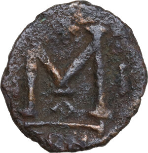 reverse: Philippicus, Bardanes (711-713). . AE Follis. Constantinople mint