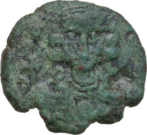 obverse: Anastasius II, Artemius (713-715).. AE Follis. Ravenna mint, 715 AD