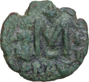reverse: Anastasius II, Artemius (713-715).. AE Follis. Ravenna mint, 715 AD