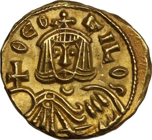 reverse: Theophilus (829-842).. AV Solidus, Syracuse mint