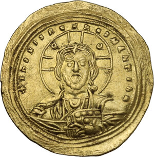 obverse: Basilius II (976-1025). AV Histamenon Nomisma, Constantinople mint, c. 1005-1025 AD