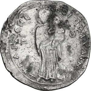 obverse: Romanus III Argyrus (1028-1034).. AR MIliaresion, small module. Constantinople mint, c. 1030 (?) AD