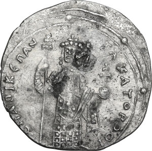 reverse: Romanus III Argyrus (1028-1034).. AR MIliaresion, small module. Constantinople mint, c. 1030 (?) AD