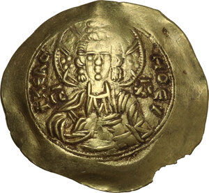 obverse: Manuel I Comnenus (1143-1180).. AV Hyperperon, Constantinople mint. Struck 1143-1152(?)