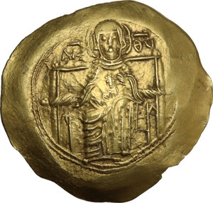 obverse: Isaac II, Angelus (1185-1195).. AV Hyperpyron Nomisma, Constantinople mint