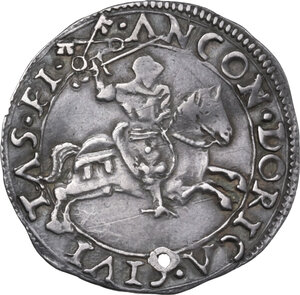 obv: Ancona.  Monetazione anonima pontificia (inizi del XVI sec. - 1532). Grosso