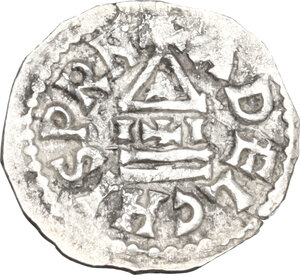 obverse: Benevento.  Adelchi (853-878). Denaro