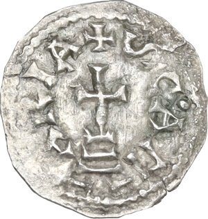 reverse: Benevento.  Adelchi (853-878). Denaro