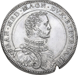 obverse: Firenze.  Francesco I de  Medici (1574-1587). Piastra 1575