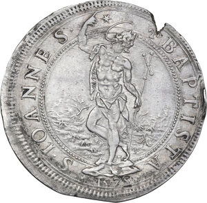 reverse: Firenze.  Francesco I de  Medici (1574-1587). Piastra 1575