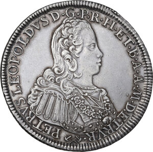 obverse: Firenze.  Pietro Leopoldo di Lorena (1765-1790). Scudo da 10 paoli o francescone  1770