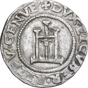 obverse: Genova.  Dogi Biennali (1528-1797), I fase (1528-1541). Testone, sigle AS
