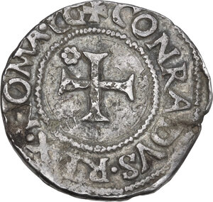 reverse: Genova.  Dogi Biennali (1528-1797), I fase (1528-1541). Mezzo testone, sigle CG