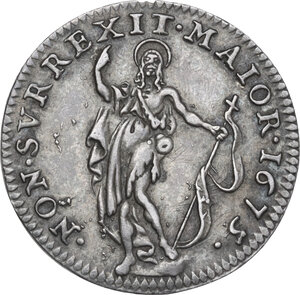reverse: Genova.  Dogi Biennali (1528-1797), III fase (1637-1797). Da 10 soldi 1675