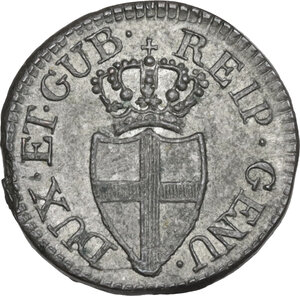 obverse: Genova.  Dogi Biennali (1528-1797), III fase (1637-1797).. Da 8 denari 1796