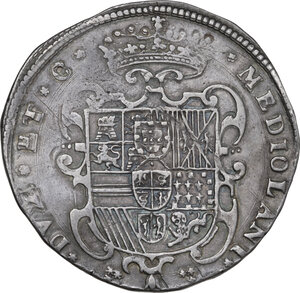 reverse: Milano.  Filippo IV di Spagna (1621-1665). Filippo 1657