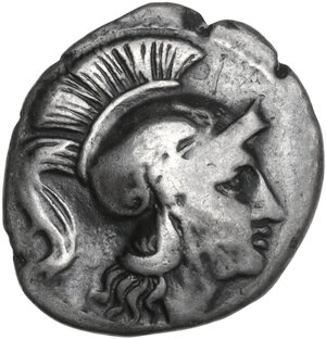 obverse: Southern Lucania, The Lucanians. AR Drachm, c. 280-278 BC
