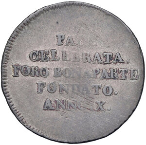 reverse: Milano. Repubblica Cisalpina (1800-1802). Da 30 soldi anno IX (1801) AG. MIR 478. q.BB