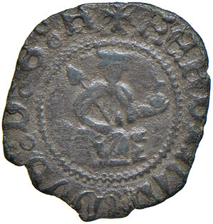 obverse: Napoli. Ferdinando I d Aragona (1458-1494). Tornese MI gr. 0,57. MIR 80. BB