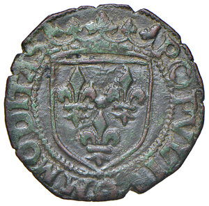 obverse: Napoli. Luigi XII re di Francia (1501-1503). Sestino AE gr. 2,02. MIR 113. Più di BB