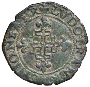 reverse: Napoli. Luigi XII re di Francia (1501-1503). Sestino AE gr. 2,02. MIR 113. Più di BB