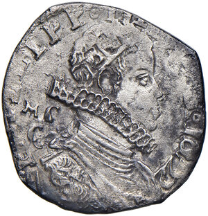 obverse: Napoli. Filippo IV di Spagna (1621-1665). Tarì 1622 (sigle MC/C) AG gr. 5,77. MIR 245/3. Magliocca 18. BB  
