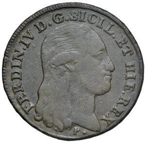 obverse: Napoli. Ferdinando IV di Borbone (1759-1816). Da 8 tornesi 1798 CU gr. 14,77. MIR 390/1. Magliocca 294. BB