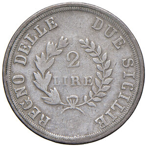 reverse: Napoli. Gioacchino Murat (1808-1815). Monetazione decimale, 1811-1815. Da 2 lire 1813 AG. MIR 442/1. Magliocca 419. MB/BB