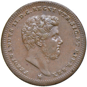 obverse: Napoli. Ferdinando II di Borbone (1830-1859). Da 2 tornesi 1843 CU. MIR 528/3. Magliocca 735. SPL