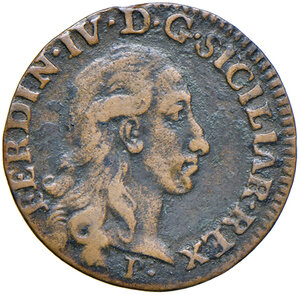 obverse: Orbetello. Reali Presidi di Toscana. Ferdinando IV di Borbone (1759-1816). Quattrino 1782 CU gr. 1,35. MIR (Napoli) 412. Magliocca 357. Raro. BB