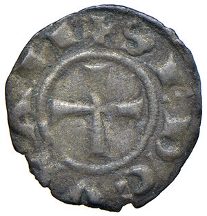 reverse: Perugia. Comune. Emissioni del sec. XIII. Denaro picciolo (1260-1266) MI gr. 0,54. CNI 88. Finetti 1. BB