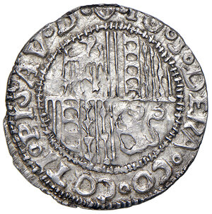 obverse: Pesaro. Giovanni Sforza (1489-1500 e 1503-1510). Grosso AG gr. 1,82. Cavicchi PS, –. BB