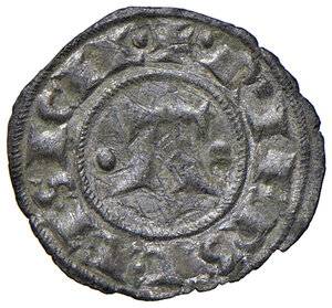 obverse: Brindisi. Federico II di Svevia (1197-1250). Denaro 1236 MI gr. 0,82. Spahr 118. D Andrea Hohenstaufen 152. Buon BB