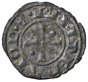 reverse: Brindisi. Federico II di Svevia (1197-1250). Denaro 1236 MI gr. 0,82. Spahr 118. D Andrea Hohenstaufen 152. Buon BB