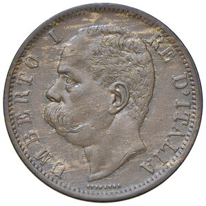 obverse: Savoia. Umberto I re d Italia (1878-1900). Da 10 centesimi 1894 (Roma) CU. MIR 1106c. Rara. q.SPL